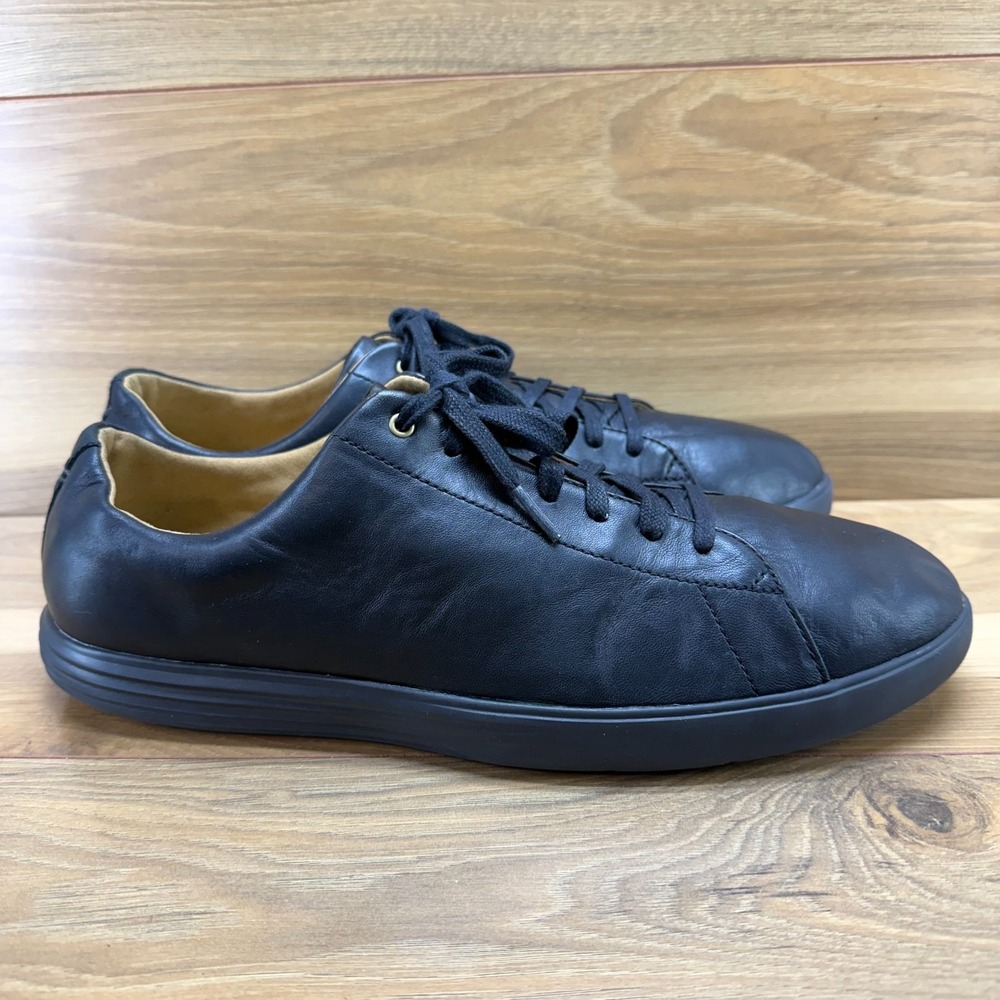 Cole Haan Grand Cross Court Mens 11.5 M Black Leather Light Weight Sneakers